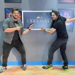 Ashish Chanchlani Instagram - @bhuvan.bam22 tanng hone ke lie tyaar hai?😂😂😂 VIDEO RELEASING TOMORROW 3RD NOV, 2PM ON OUR SECOND CHANNEL😍 @marvel_india @marvelstudios @eternals @disneyfilmsindia #Eternals #MarvelStudios