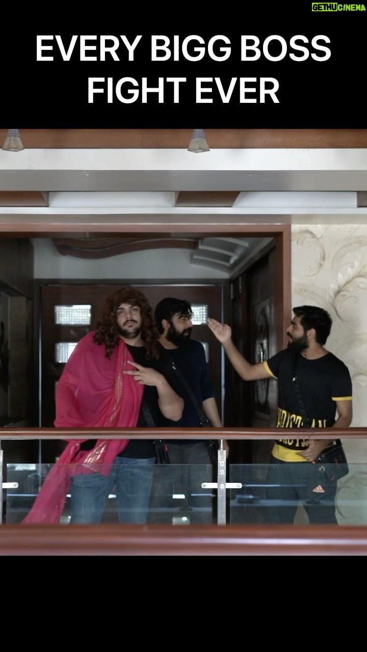 Ashish Chanchlani Instagram - Every BIGG BOSS fight ever Its the same every year๐๐ @mrrohitsadhwani @kunal_chhabhria