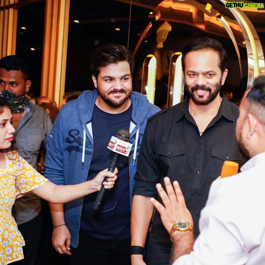 Ashish Chanchlani Instagram - WHAT A DAY! Thank you @itsrohitshetty for a memorable event of our family Thanks to the entire RS TEAM (specially mayank) for making this happen @ashokanilmultiplex @mirajcinemas @anilchanchlani @deepachanchlani @jarddanni @missmcblush @kunal_chhabhria Ashokanil Multiplex