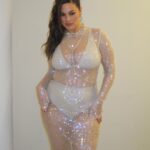 Ashley Graham Instagram - I'd rather be... shiny!! ✨ #Swarovskixskims #Swarovski @swarovski @skims