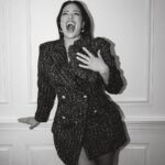Ashley Graham Instagram - it’s a dance-on-the-table kinda look @hoteldulouvre