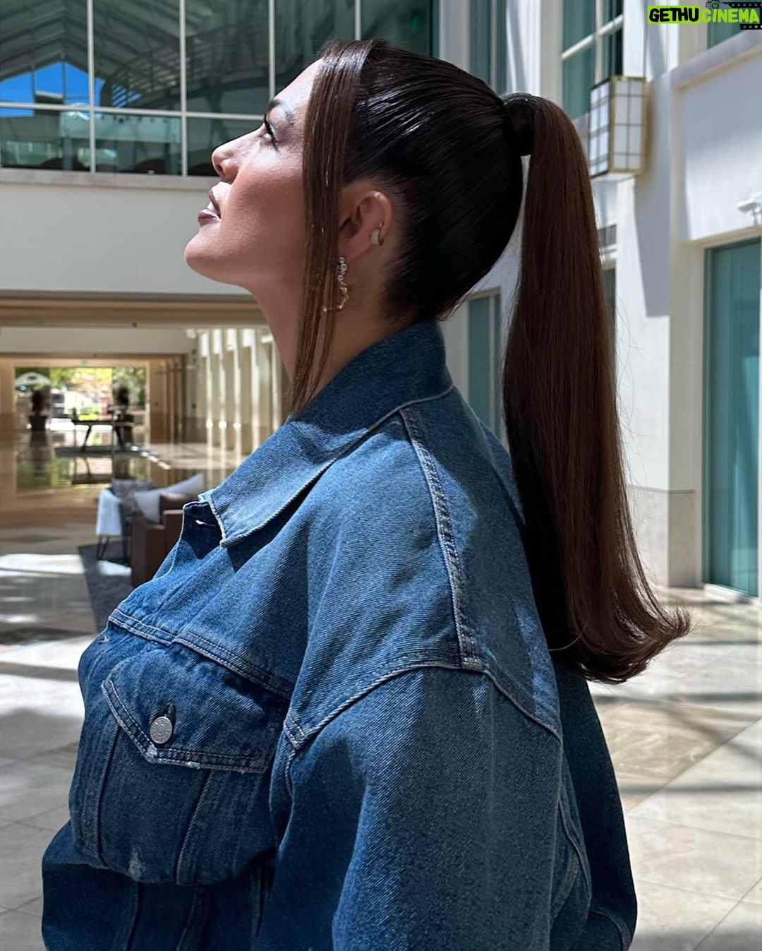 Ashley Graham Instagram - the ponytail is the main character