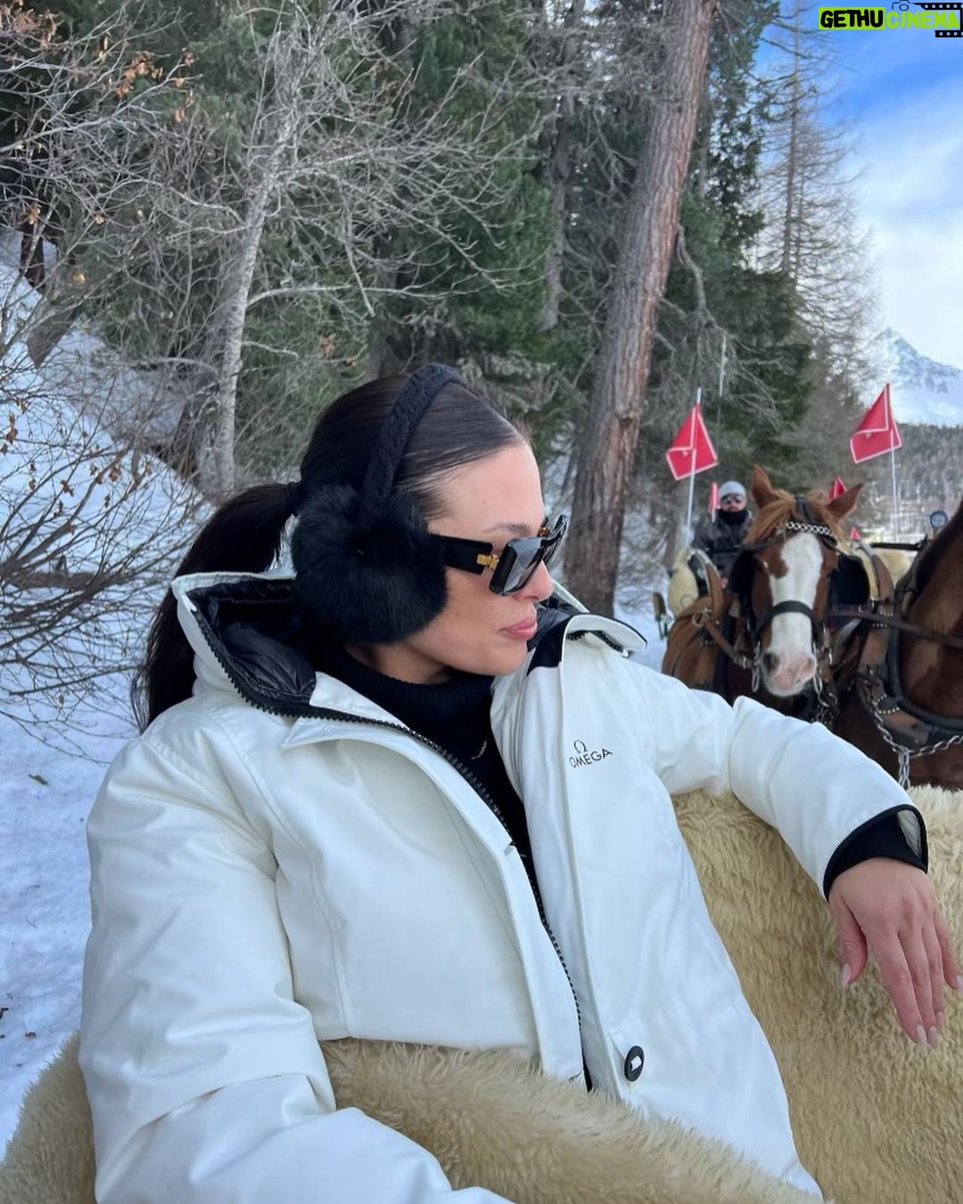 Ashley Graham Instagram - When in Switzerland… St. Moritz, Switzerland