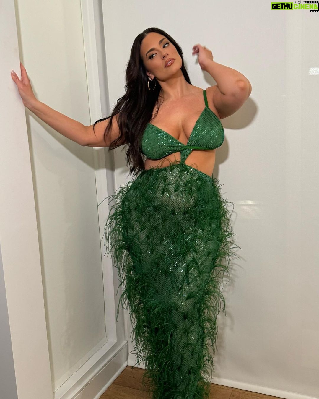 Ashley Graham Instagram - feeling like a party!!! 💚