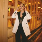 Ashley Graham Instagram – Tux Chic 🤍🖤 @dolcegabbana