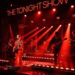 Ashley McBryde Instagram - Brought ‘The Devil I Know’ to @fallontonight ❤️ Thanks for having us back! 📸: @toddowyoung hair/makeup @dayna.anne styled by @blakelyecollier
