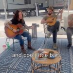 Ashley McBryde Instagram - A little pre-show jam with the guys! What’s your favorite cool little bar?? #CoolLittleBars #Acoustic #Country #NewMusic