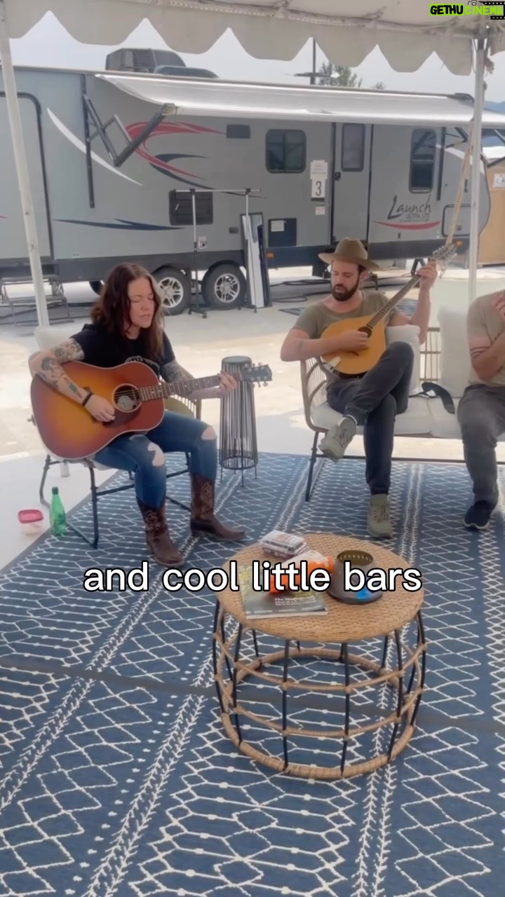 Ashley McBryde - 9.2K Likes - A little pre-show jam with the guys! What’s your favorite cool little bar??
#CoolLittleBars #Acoustic #Country #NewMusic