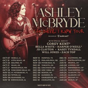 Ashley McBryde Instagram - About time this devil hits the road for a proper run of shows... The Devil I Know Tour presented by @ariatinternational kicks off in the states this October, then we're finally headed back to the UK! AND, I'm bringing a few friends with me along the way. Y'all... I can't wait for this one. As always, my Trybe will have first access to presale tickets. Presale starts tomorrow at 10am local time! Tickets on sale to the public this Friday. Link in bio/stories!

@coreykent @bellawhitemusic @harperoneillmusic @jdclaytonofficial @kaseytyndall @willjonesofficial @zach_top