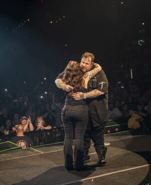 Ashley McBryde Instagram - Oklahoma City ! WHAT A CROWD!! Jelly, being on the road with you is pure love and pure magic. Being on stage with you really truly is an honor. On to AUSTIN. Our last night together.  It’s going to be one for the books, my brother! 
Photos by : @jeanz_media