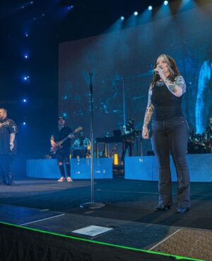Ashley McBryde Instagram - Oklahoma City ! WHAT A CROWD!! Jelly, being on the road with you is pure love and pure magic. Being on stage with you really truly is an honor. On to AUSTIN. Our last night together.  It’s going to be one for the books, my brother! 
Photos by : @jeanz_media