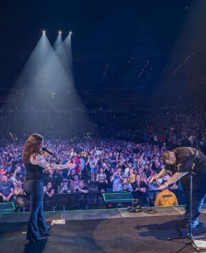 Ashley McBryde Instagram - Oklahoma City ! WHAT A CROWD!! Jelly, being on the road with you is pure love and pure magic. Being on stage with you really truly is an honor. On to AUSTIN. Our last night together.  It’s going to be one for the books, my brother! 
Photos by : @jeanz_media