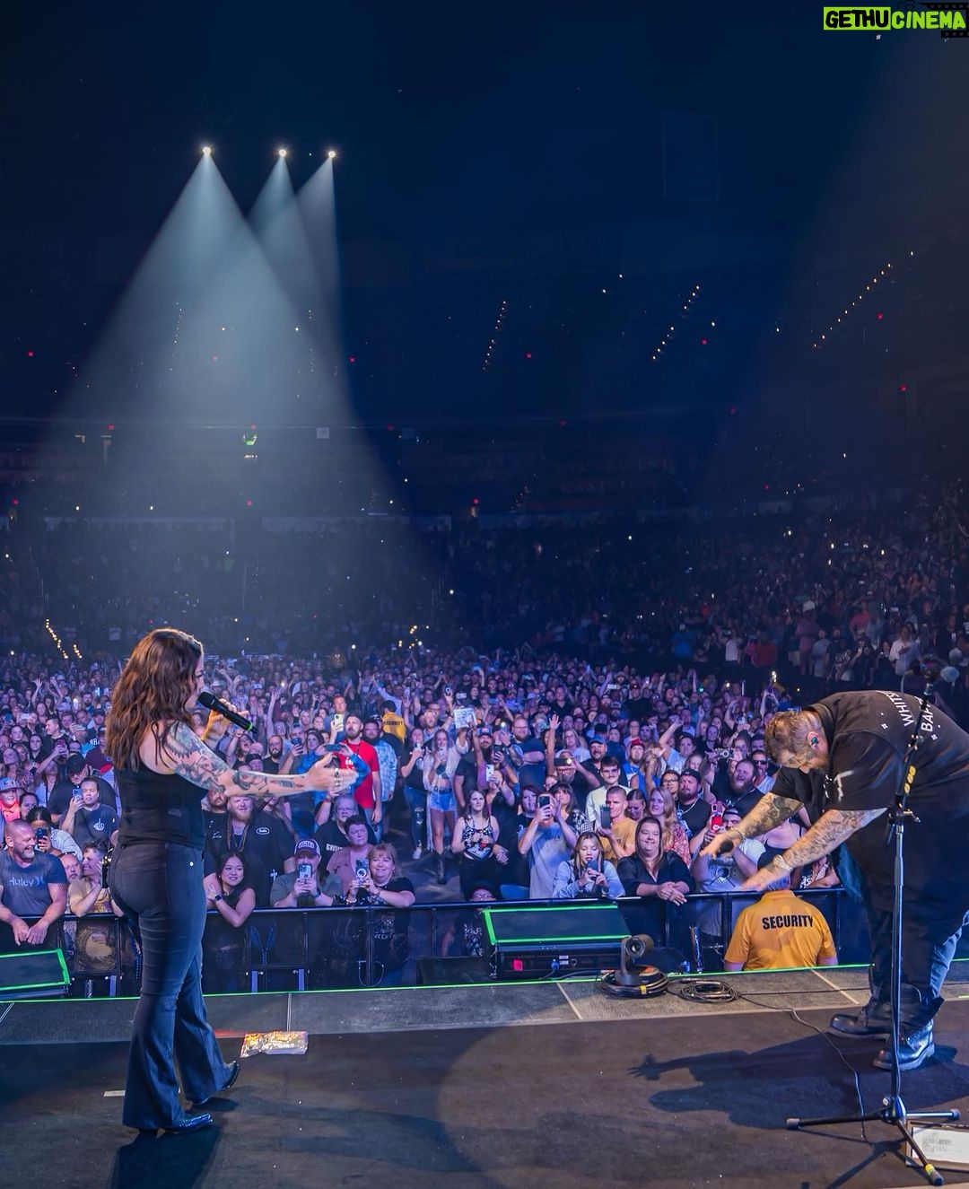 Ashley McBryde - 8.5K Likes - Oklahoma City ! WHAT A CROWD!! Jelly, being on the road with you is pure love and pure magic. Being on stage with you really truly is an honor. On to AUSTIN. Our last night together. It’s going to be one for the books, my brother!
Photos by : @jeanz_media