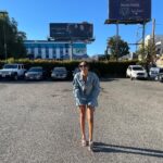 Ashley Nicole Williams Instagram - so I ironically wore the same jean outfit 2 1/2 years ago in front of our first billboard as I did in front of our last. and boy has baby grown. if I could hug that girl and hold her tight, say ya did it kid. 3 seasons as a lead on a tv show. I’m so proud of you. proud of us. cheers to these final episodes, cheers to 4 years of making this show and 3 wildly beautiful seasons, and cheers to leaving a mark on anyone and everyone who loves our show as much as we do. This final season is and always will be for you guys. See u tonight for episode 6. Goddess protect. 🤍 AB