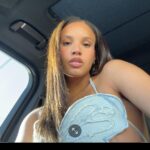 Ashley Nicole Williams Instagram - i <3 boob tape! drake <3s boobs! Kia Forum