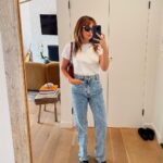Ashley Tisdale Instagram - a blue jeans and white tee kind of day 🤍