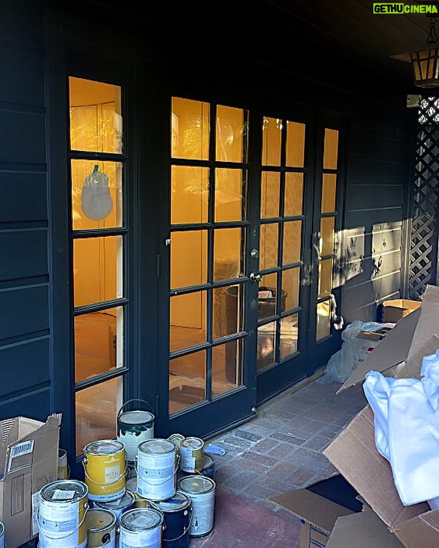Ashley Tisdale Instagram - What a difference a door can make! @pinkysirondoors you made it so easy. Thanks for making this guest house up-to-date.