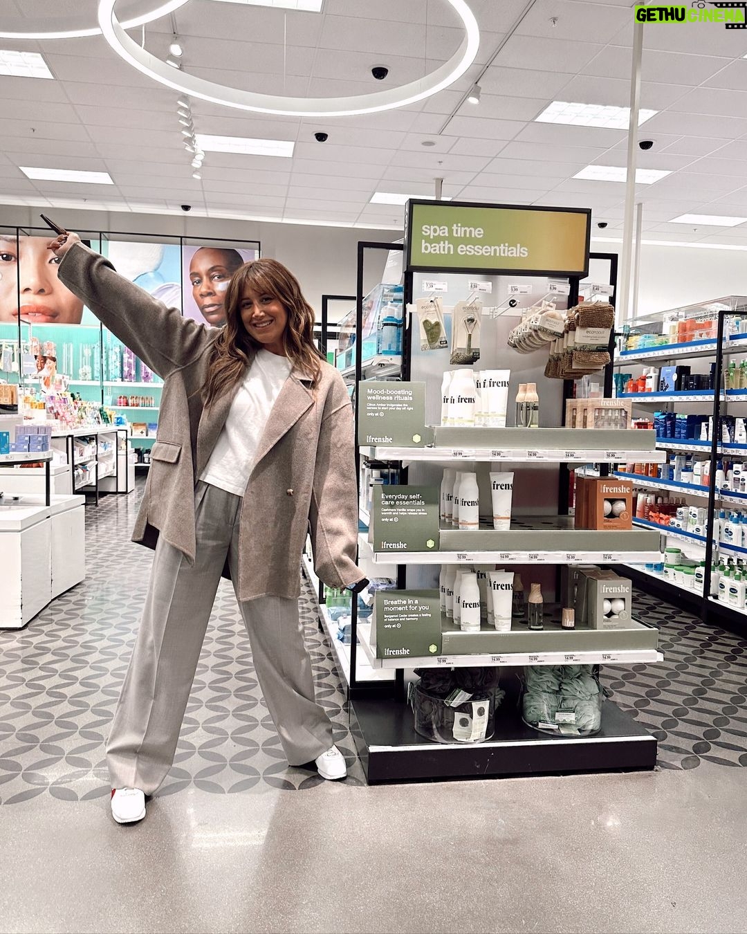 Ashley Tisdale Instagram - Obsessed with the new @beingfrenshe endcaps at @target! I can't believe that so many of the products have already sold out. Words can't express how thankful and happy I am for all of your love and support 💕 P.S. We're working hard on restocking everything for you guys soon!