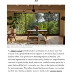 Ashley Tisdale Instagram - Honored to be featured in @archdigest this morning! Thank you @rachelcomplains for such an incredible interview. The two areas of my home that were top of mind when I was designing were my backyard and the @frenshe and @beingfrenshe office, and it was so fun to be able to share my design process. Head to my link in bio to read the full interview 🤍