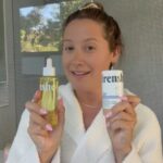 Ashley Tisdale Instagram - I can’t believe it’s been one whole year since I launched @beingfrenshe!!! To celebrate, we just launched two new products that came highly requested by you guys. The Lavender Cloud Magnesium Serum Stick and the Citrus Amber Body & Hair Radiance Oil. Both are available online @target. Thank you all SO MUCH for loving our rituals and supporting the brand. We wouldn’t be here without you guys 🤍🤍