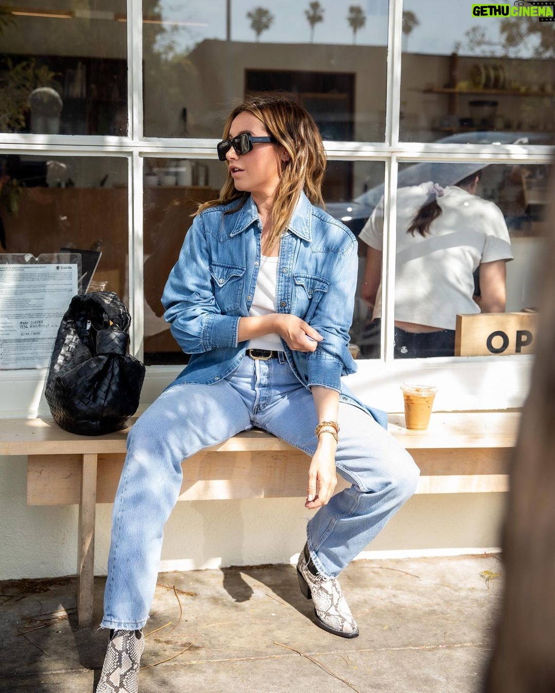 Ashley Tisdale Instagram - taking a matcha break 🍵