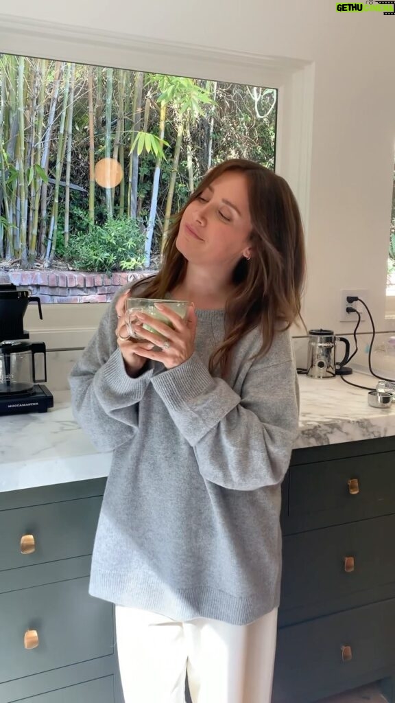 Ashley Tisdale Instagram - As a busy mom and founder, I rely on my morning rituals to help me start each day feeling energized and focused. A short meditation, a cup of matcha with lactose-free dairy milk, and some movements have been my morning staples. You guys know I have been dairy-free for a long time but recently found out I can handle lactose-free milk! It’s still dairy milk with all its 13 essential nutrients included, so it’s been such a game changer for me with no gut issues! What’s your favorite way to fuel the day? @gonnaneedmilk #ad #gonnaneedmilk