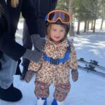 Ashley Tisdale Instagram - Tisdale/French family ski trip. Jupiters first time seeing snow ❄️