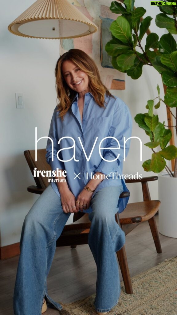 Ashley Tisdale Instagram - Haven by @frensheinteriors is officially live! I’ve been working on this curation with @homethreads for a long time and to say that I’m beaming with excitement to share it with you all is an understatement. Haven is a curation of pieces that represent my style as an interior designer. Each piece is something that I love and would put in my clients’ homes and even my own. It’s a dream come true to share this curation with you. I hope you love it as much as I do, and I can’t wait to see how you all style the pieces. Head to the link in bio to see the full Haven by @frensheinteriors line. #FrensheInteriorsHaven #LoveWhereYouLive