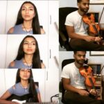 Ashnaa Sasikaran Instagram - Surrender - Krishna Keshava - beautiful song by @willowsmith & @jahnavi_harrison ✨ Super happy to have the one and only @ramanan98 on violin, and mixing/ mastering done by the incredible @narhen.e 🔥💯 If you haven’t already, please check out their pages... they are genuinely INSANE🙏🏽❤️ First time trying out something like this... let me know what you think😅 :)