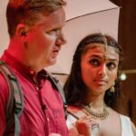 Ashnaa Sasikaran Instagram - Now touring: A Tale of Orpheus & Eurydice 🤩🎶 This 45-minute show features a whole variety of musical styles — here’s Ey Sandakaara sung by Ashnaa Sasikaran. It's also the perfect intro to #ONOrpheus (Monteverdi re-imagined), which tours our main stages this Autumn, in collaboration with @southasianartsuk Cast and creative: @ashnaa_ns, Nicholas Watts, Kavi Pau, @menditabla, @simonejib, @jaz_manville, @hannah__hend You can still catch it at: @nationalcentreforearlymusic @royalnottingham @the_lowry @fruitmarkethull @leicestermuseums @universityofleeds @slung_low ...and more. . . . . 📸: @tomarber #OperaNorth #Opera #IndianClassical #HowardAssemblyRoom #Umbrella #OrpheusAndEurydice Opera North