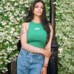 Ashnaa Sasikaran Instagram – @durairunway green tank top live now!! 

📸: @kapskaptured