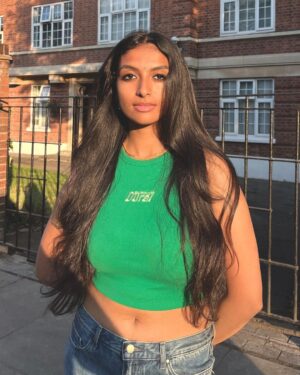 Ashnaa Sasikaran Instagram - @durairunway green tank top live now!! 

📸: @kapskaptured