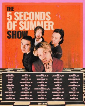 Ashton Irwin Instagram - Big tour with the boys! See you  out there this summer. 5SOS.com for more informative informational information