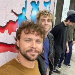 Ashton Irwin Instagram – Nice to meet the guys from @5sos Los Angeles, California