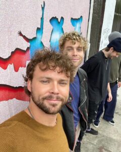 Ashton Irwin Instagram - Nice to meet the guys from @5sos Los Angeles, California