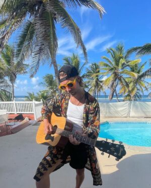 Ashton Irwin Instagram - Went fishing for songs in the Cayman Islands, and it was incredible!