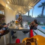 Ashton Irwin Instagram - Writing process moments with @iamlpofficial for “Love Lines” out everywhere right now 😍 Palm Springs, California