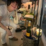 Ashton Irwin Instagram - Writing process moments with @iamlpofficial for “Love Lines” out everywhere right now 😍 Palm Springs, California