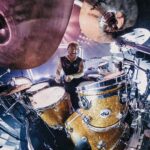 Ashton Irwin Instagram - Playing live to the good people of America. extremely grateful for this beautiful new drum kit from @dwdrums AKA Mr.Tangerine. what a beauty, I am blessed. Thank you @_tommyduke for making these tubs sound incredible nightly. Cincinnati, Ohio