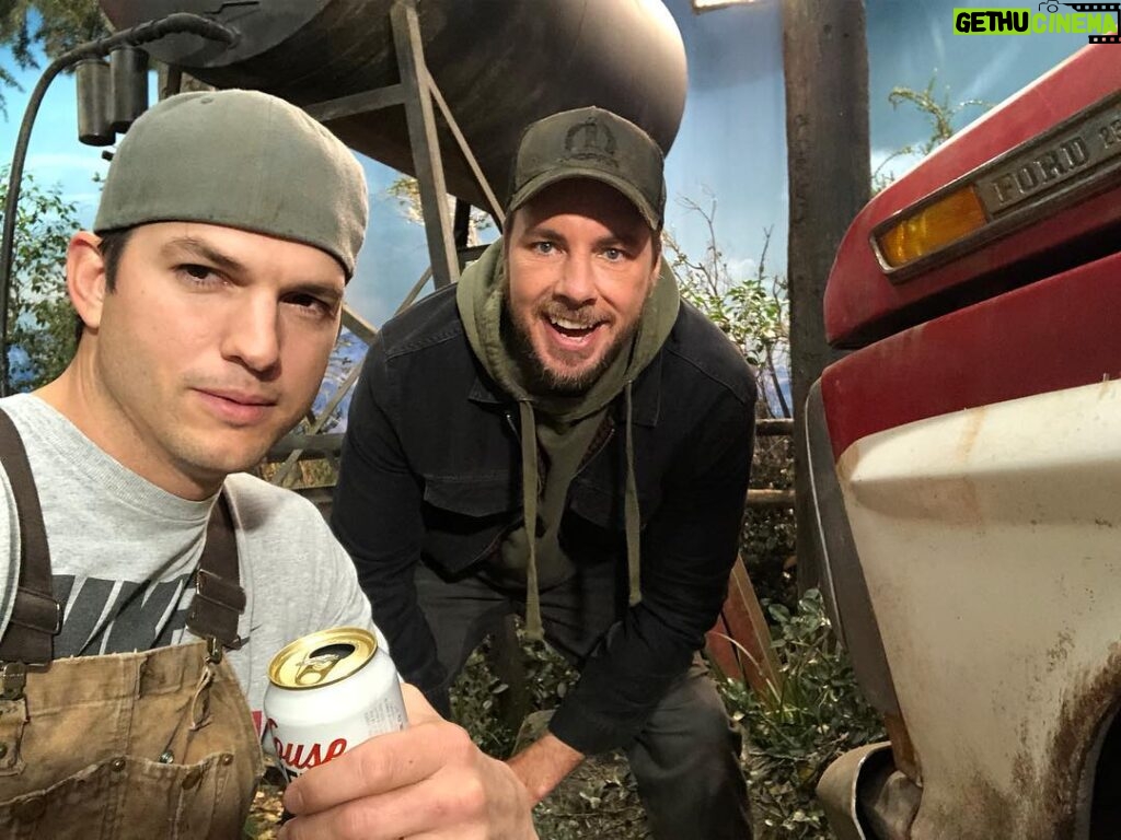 Ashton Kutcher Instagram - Reunited with an old buddy. #punkd #theranchnetflix