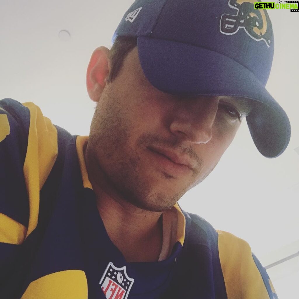 Ashton Kutcher Instagram - When your team doesn’t make the playoffs go local #LAallday #rams #beardown