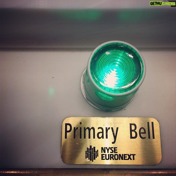 Ashton Kutcher Instagram - The bell at the NYSE