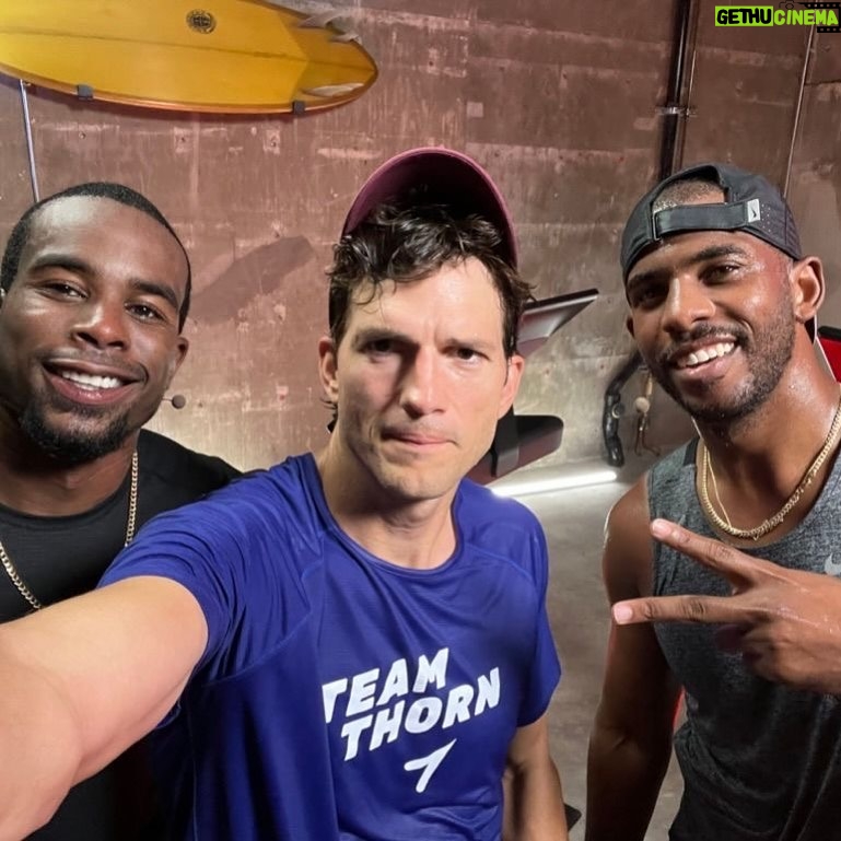 Ashton Kutcher Instagram - One of the greatest point guards in NBA history, @cp3 joined me and @alextoussaint25 in this episode of Our Future Selves. This was a fun one! Make sure to check out the link in my bio.
