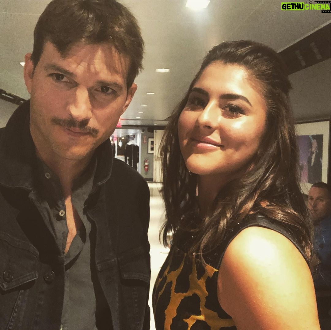 Ashton Kutcher - 205.8K Likes - This gal seems to think she can beat me at tennis. 🎾 Ha Ha @biancaandreescu_ @jimmyfallon show tonight