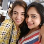 Aswathi Menon Instagram - With the power couple Fahad and Nazriya at the Trance Promotions. #trance #promotionwork #workmode #lifeofanartist #aswathimenon