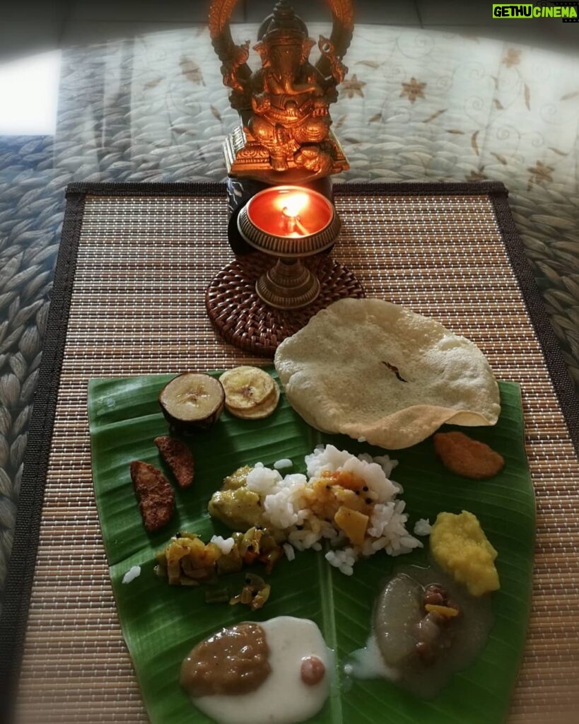 Aswathi Menon Instagram - Our humble offering this Onam 🙏🏻 #onam2021