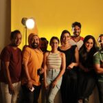 Aswathi Menon Instagram - #Throwback Mahilaratnam shoot with the terrific team. @diya.actress @mahadevan_thampi @maalavikaah @vikas.vks.makeupartist @sudhiar.hairandmakeup