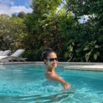 Aulia Sarah Instagram – current talent level 🏊🏼‍♀️: 1/10 🤡🏐
