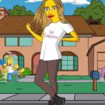 Aurora Ruffino Instagram – Thank you @turn.me.yellow for turning me into a Simpsons character! 😂💛 #love #italy #simpsons