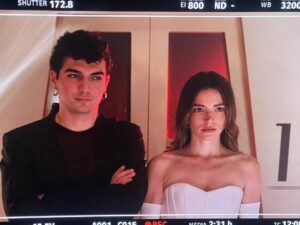 Aurora Ruffino Instagram - Qualche scatto dal set della mini serie “Red Rail” prodotta da @campari.it e realizzata in collaborazione con il @csc_scuolanazionaledicinema  Il primo episodio si può trovare cliccando il link in bio sul profilo di Campari! 

Regia: @il____marino 
Con: @giacomogiorgioreal @davidelenoci @claudiadonin @adrianomoretti99 @claratramontano_ ♥️